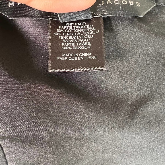 Marc by Marc Jacobs Women's Bustier Dress S Black Gold Striped Button Side EUC! - Picture 9 of 9